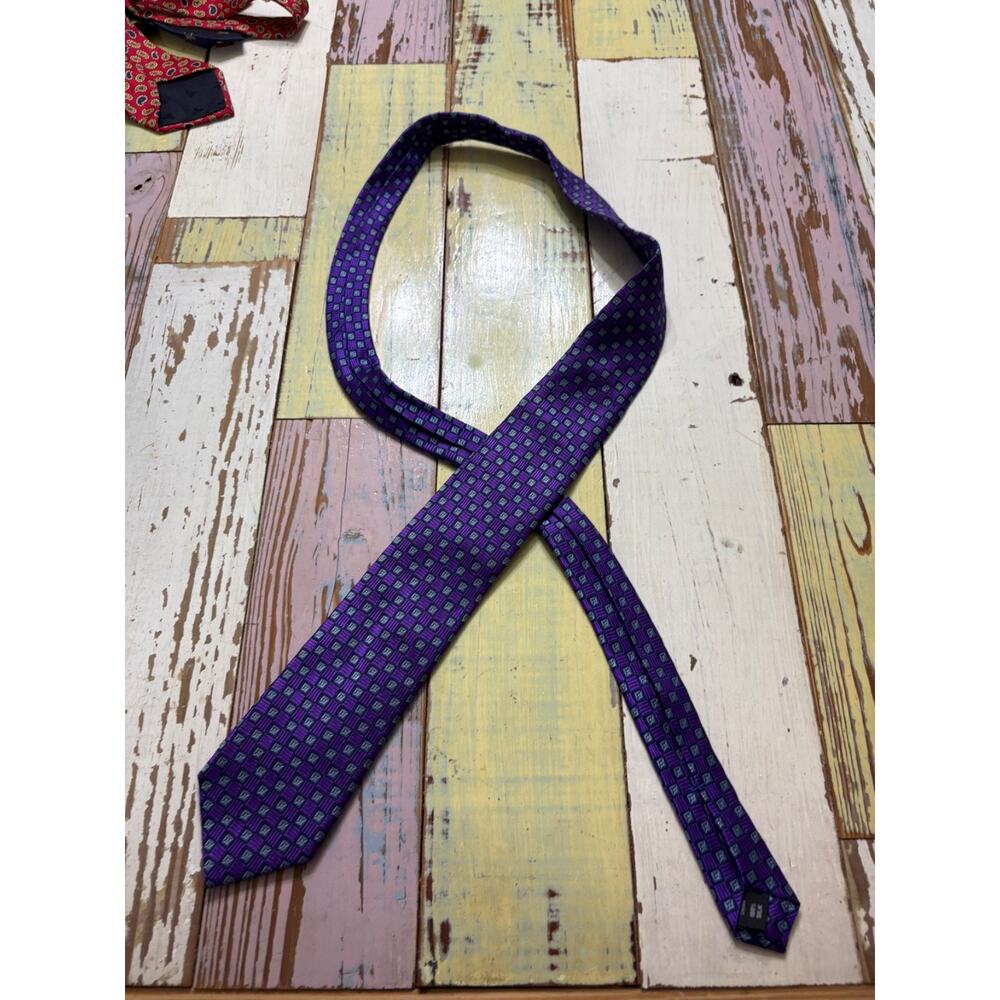 Hickey Freeman Tie Mens Purple